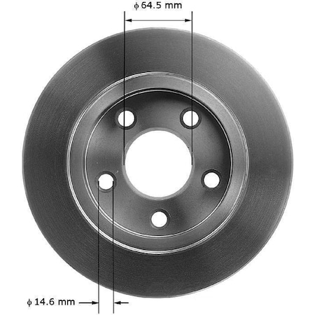 Bendix Disc Brake Rotor, PRT1893 PRT1893
