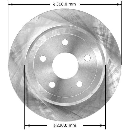Bendix Disc Brake Rotor 2007-2011 Jeep Wrangler, PRT5726 PRT5726