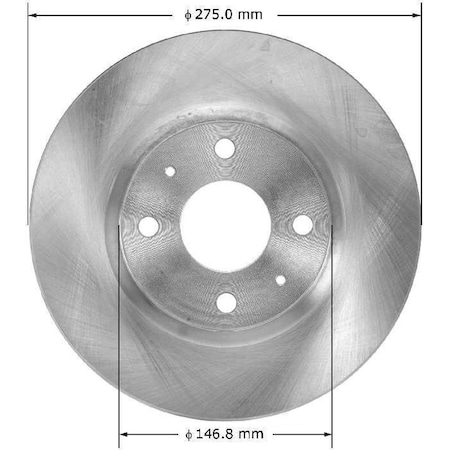 Bendix Front Brake Rotor, PRT5800 PRT5800