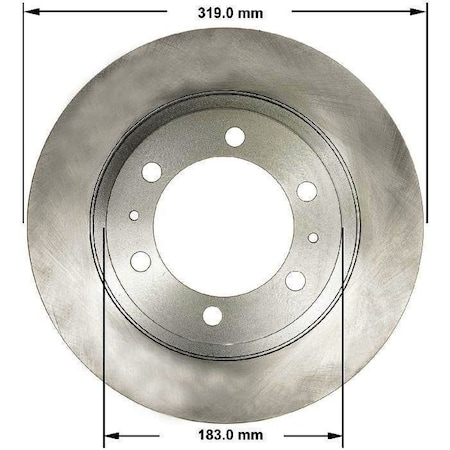 Bendix Disc Brake Rotor, PRT5819 PRT5819