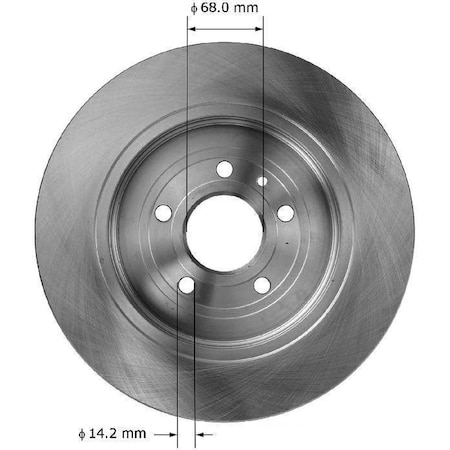 Bendix Rear Brake Rotor, PRT5898 PRT5898