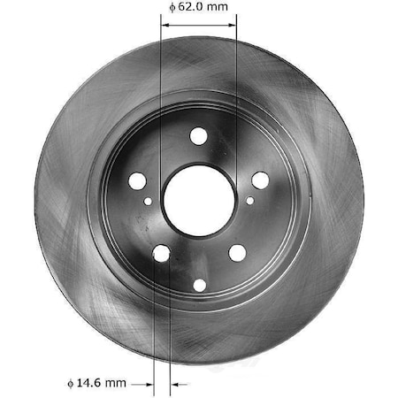 Bendix Rear Brake Rotor, PRT5922 PRT5922