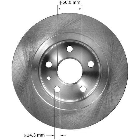 Bendix Rear Brake Rotor, PRT6062 PRT6062