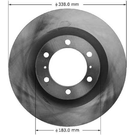 Bendix Front Brake Rotor, PRT6066 PRT6066