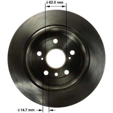 Bendix Rear Brake Rotor, PRT6156 PRT6156