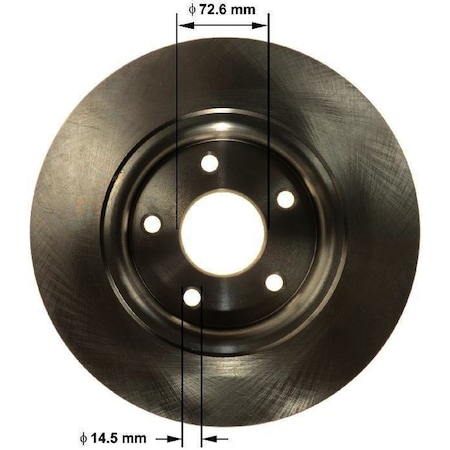 Bendix Rear Brake Rotor, PRT6171 PRT6171