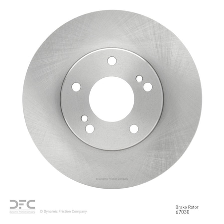 Dynamic Friction Co Disc Brake Rotor, 600-67030 600-67030