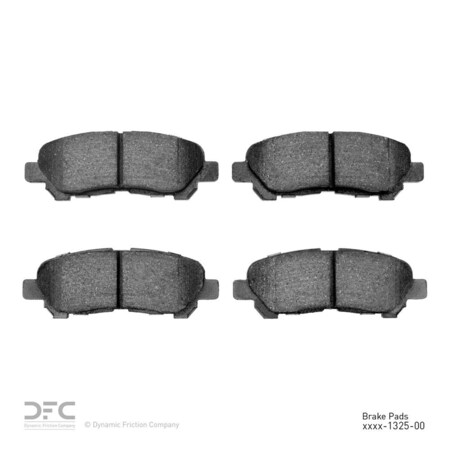 Dynamic Friction Co Dfc 3000 Ceramic Brake Pads 2008-2010 Toyota Highlander 1310-1325-00