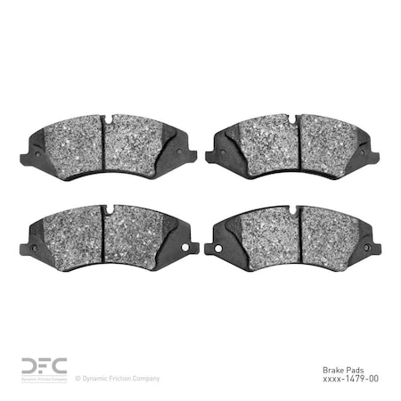 Dynamic Friction Co Dfc 5000 Advanced Brake Pads - Low Metallic, 1551-1479-00 1551-1479-00