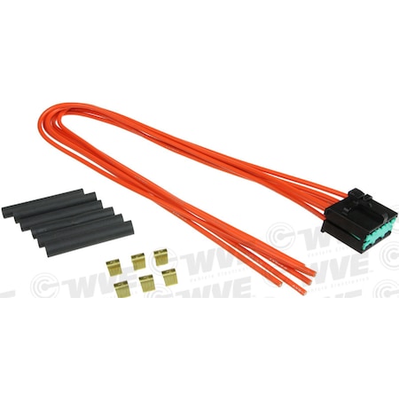 Ntk HVAC Blower Motor Resistor Connector, 1P1555 1P1555