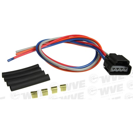 Ntk HVAC Blower Motor Resistor Connector, 1P1802 1P1802