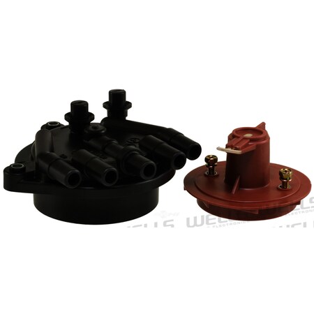 Ntk Distributor Cap and Rotor Kit, 3D1162 3D1162