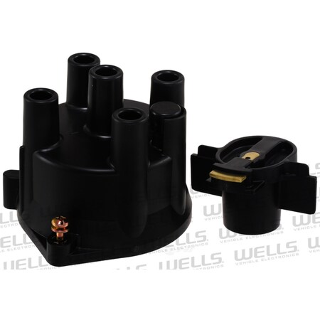 Ntk Distributor Cap and Rotor Kit, 3D1198 3D1198
