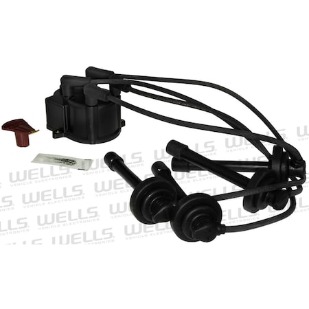 Ntk Distributor Cap and Rotor Kit, 3D1231 3D1231