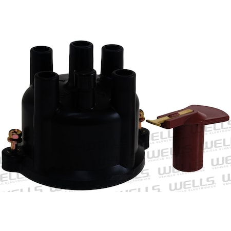 Ntk Distributor Cap and Rotor Kit, 3D1243 3D1243