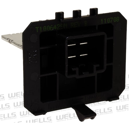 Ntk HVAC Blower Motor Resistor, 4P1663 4P1663