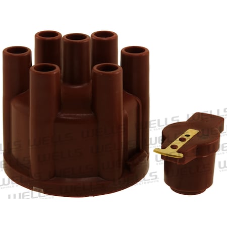 Ntk Distributor Cap and Rotor Kit, 3D1075 3D1075