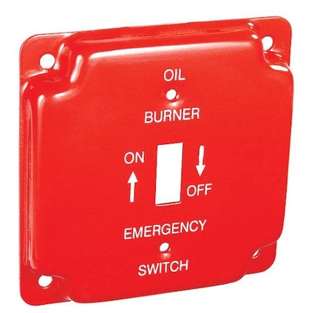 Southwire Square Emergency On/Off Toggle Switch Cover, 4 BPO-1935 | Zoro