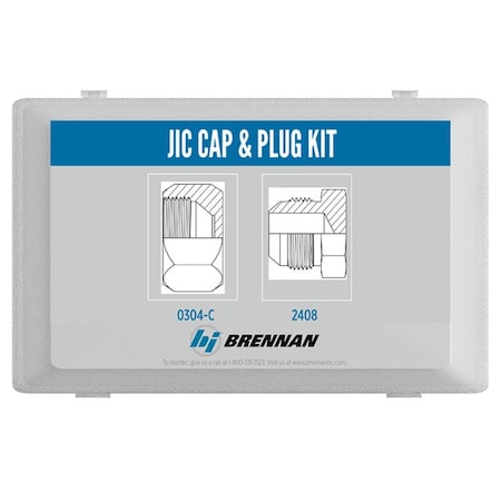 Brennan Industries JIC CAP AND PLUG KIT WITH BOX KT1001-JIC | Zoro