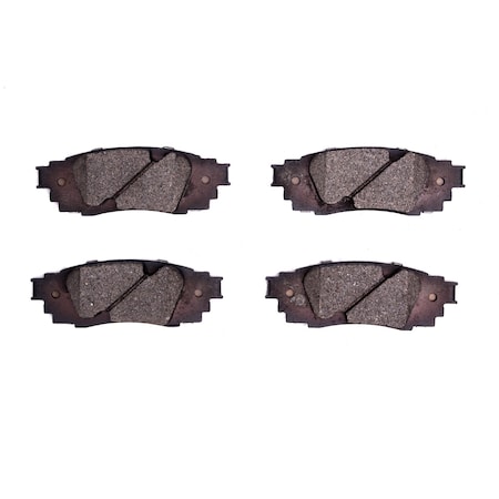 Dynamic Friction Company 3000 Keramik-Bremsbeläge – Hinten-Set, Kupferarme Formel, Geringer Staub