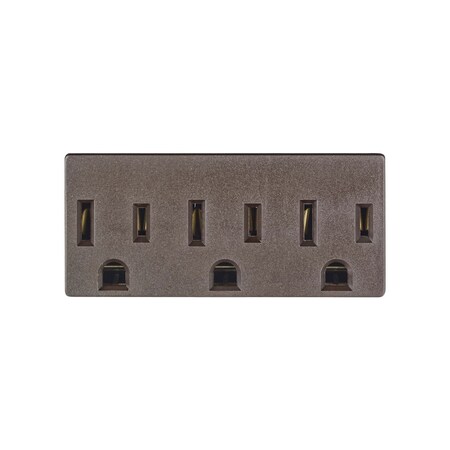 Wht Grnd Triple Tap Leviton Power Adapters Or Inverters Triple Grnd Tap 697 | Zoro