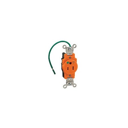 Leviton Electrical Receptacles Ig Hg Rcpt 15A-125V 8210-IG | Zoro
