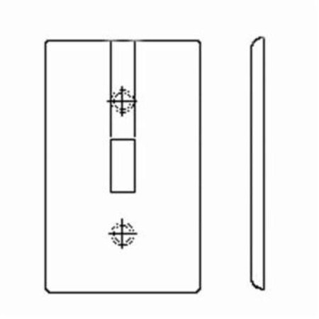 Device Mount Leviton 88036 6-Gang Toggle Device Switch Wallplate White Thermoset Device Mount Leviton 88036 6-Gang Toggle Device Switch Wallplate White Thermoset