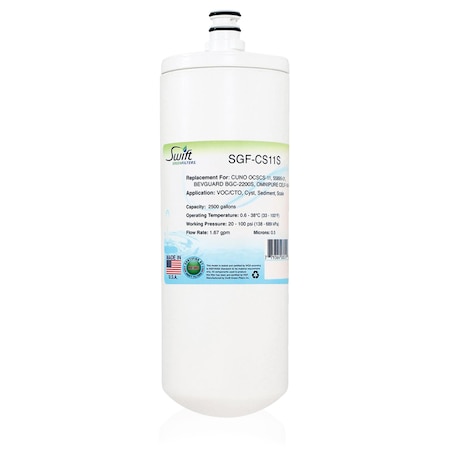 Sc11 Filter Swift Green Filters SGF-CS11S Replacement for 3M Cuno CS-11 by Swift ...