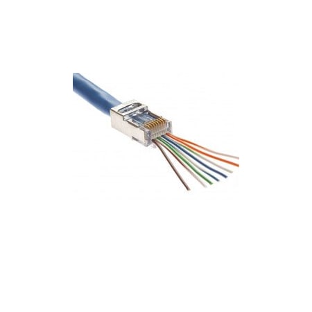 Smwetech Swe-Tech 3C Platinum Tools EZ-RJ45 Shielded Cat6/Cat5e Crimp Conn ...