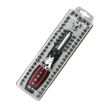 Boxer Tools TP62 SAE and Metric Tamper Proof Ratchet Screwdriver w ...