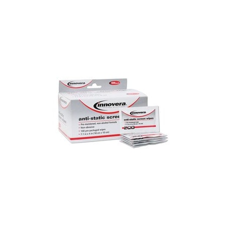 Smwetech Swe-Tech 3C Innovera Antistatic Screen Cleaning Wipes, Cloth, 7.25 x 4. ...