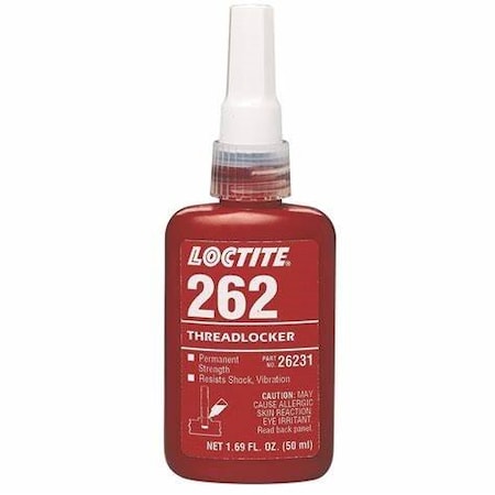 Loctite Thread Sealant, 262TM Threadlocker, Medium to High Strength 50 ...