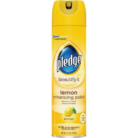 Pledge 9.7 Oz. Lemon Furniture Polish 73809 | Zoro