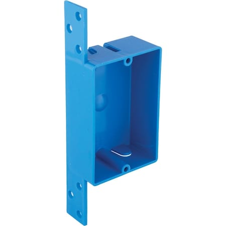 Abb Electrical Box, 8 cu in, Switch Box Type, 1 Gang, PVC B108BUPC | Zoro