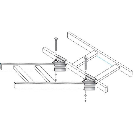 Black Box Ladder Rack Adjustable Junction Splice K RM862 | Zoro