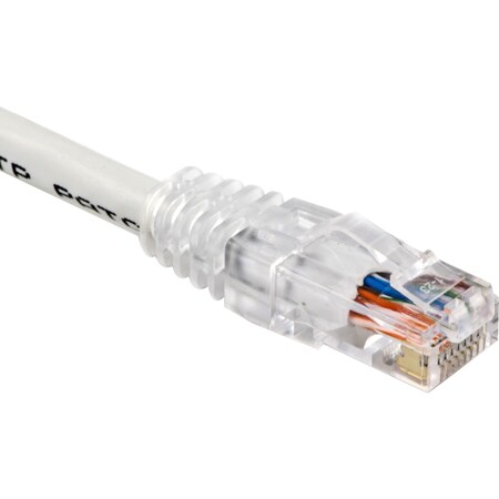 Weltron Cat 5E White Rj47 Snagless Network Patch Cable - 7 Ft Rj47 M/M 90-C5ECB-WH-007 |