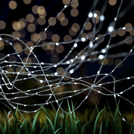 Outdoor Starry Solar String Lights, 200 LED Lights with 8 Lighting Modes