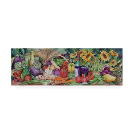 Trademark Fine Art Kathleen Parr Mckenna 'Vegetable Medley' Canvas Art ...