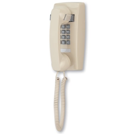 Cortelco 255400-VBA-NDL Black wall no dial 2554NDL-BK