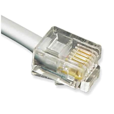 Cablesys GCLB888007 7FT Flat Line Cord 8P8C SILVER 51283-001