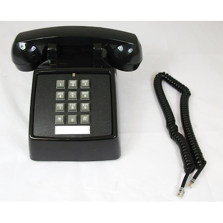 Cortelco 250047-VBA-NDL Red desk no dial 2500NDL-RD