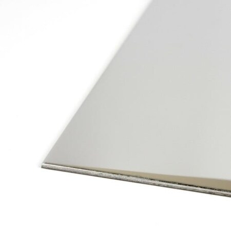 304 Stainless Steel Perforated Sheet - 24" X 24", 0.125" Holes, 18 Gauge, Unpolished Mill Finish