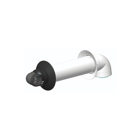 Rinnai 21 Non Condensing Horizontal Vent Termination, 3x5 Diverter Kit  223187 | Zoro