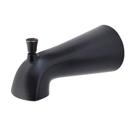 KOHLER K27406-2MB Riff Wall-Mount Bathtub Spout With Diverter – 6-1/6” Reach, Vibrant Brushed Moderne Brass