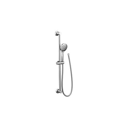Moen 5 Fctn Hh W/ Slide Bar 1.75 Gpm Chr 3558EP | Zoro