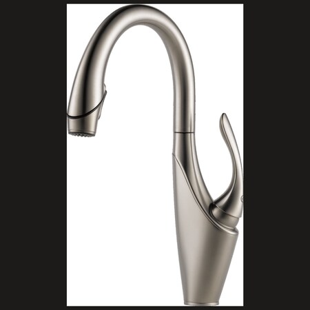 Brizo Vuelo Single Handle Pull-Down Kitchen Faucet 63055LF-SS | Zoro