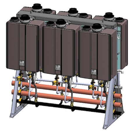 Rinnai 6-Unit Interior Free Standing Rack, Ng TRS06IN | Zoro