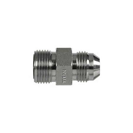 Titan Stainless Adapter 1/2in Male ORFS x 1/2in Male JIC 3/4in-16 ...