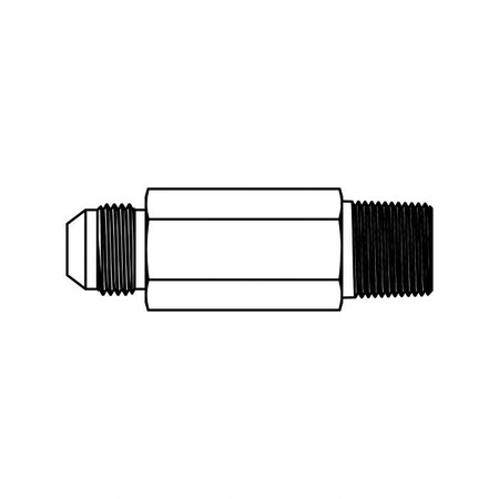 Tompkin Rods Tompkins Hydraulic Fitting-Stainless05MJ-04MP LONG 2.25
