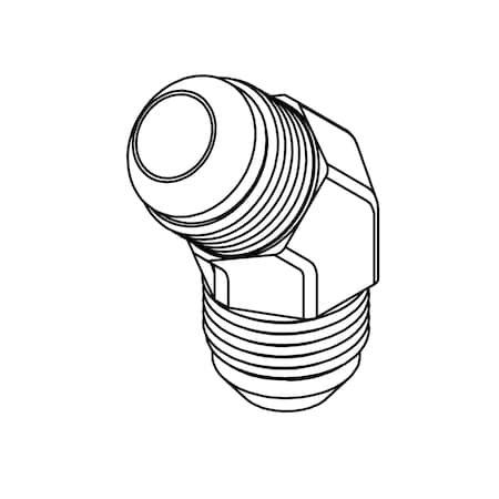 Tompkin Rods Tompkins Hydraulic Fitting-Steel16MJ-16MJ 45 2504-16-16 | Zoro